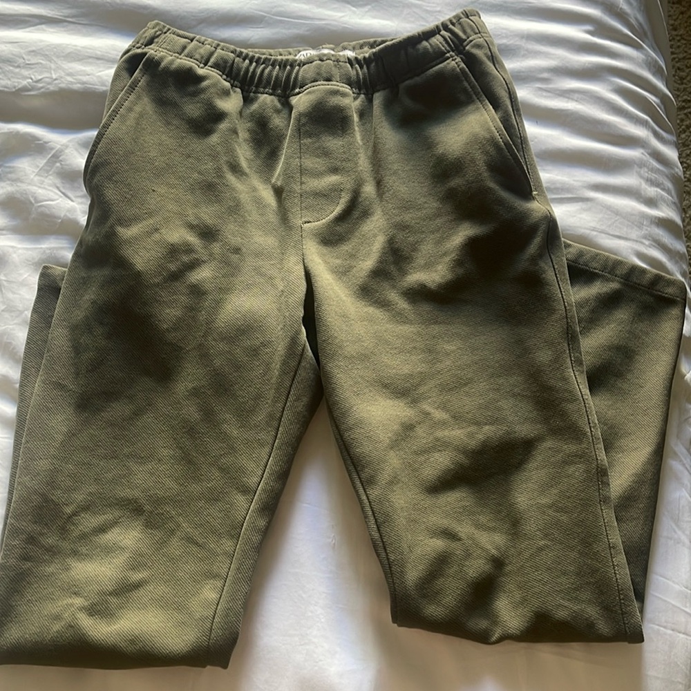Small Olive Green Hybrid Joggers